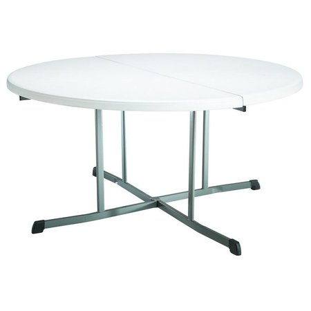 LIFETIME PRODUCTS Table Rnd Fld-In-Half Wht 60In 25402